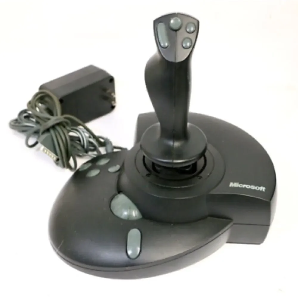 Vintage Microsoft Sidewinder Force Feedback Pro PC Joystick